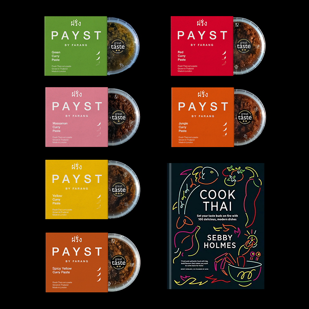 'Cook Thai' Pastes and Book Bundle